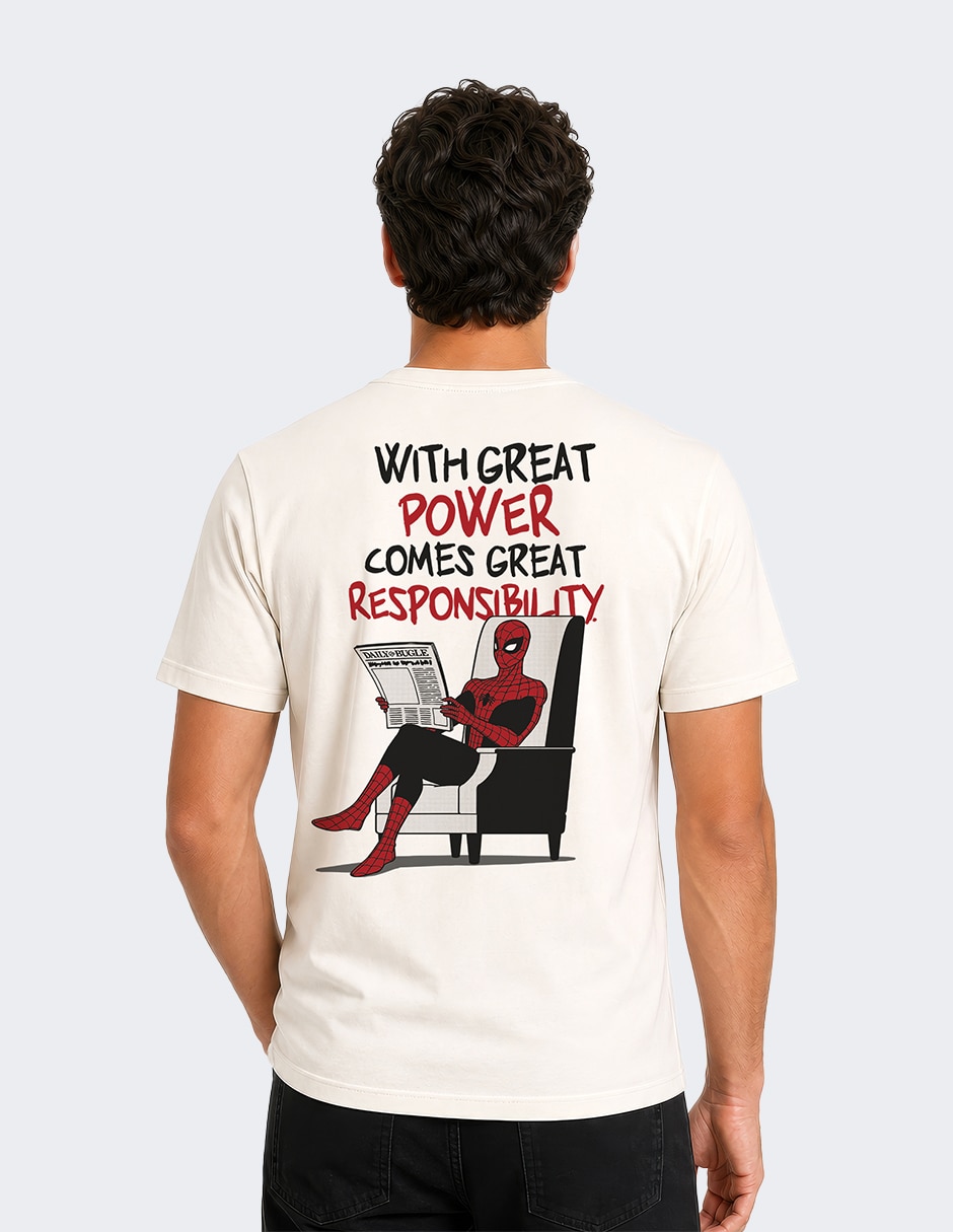 Playera spiderman spider-man cuello redondo para hombre