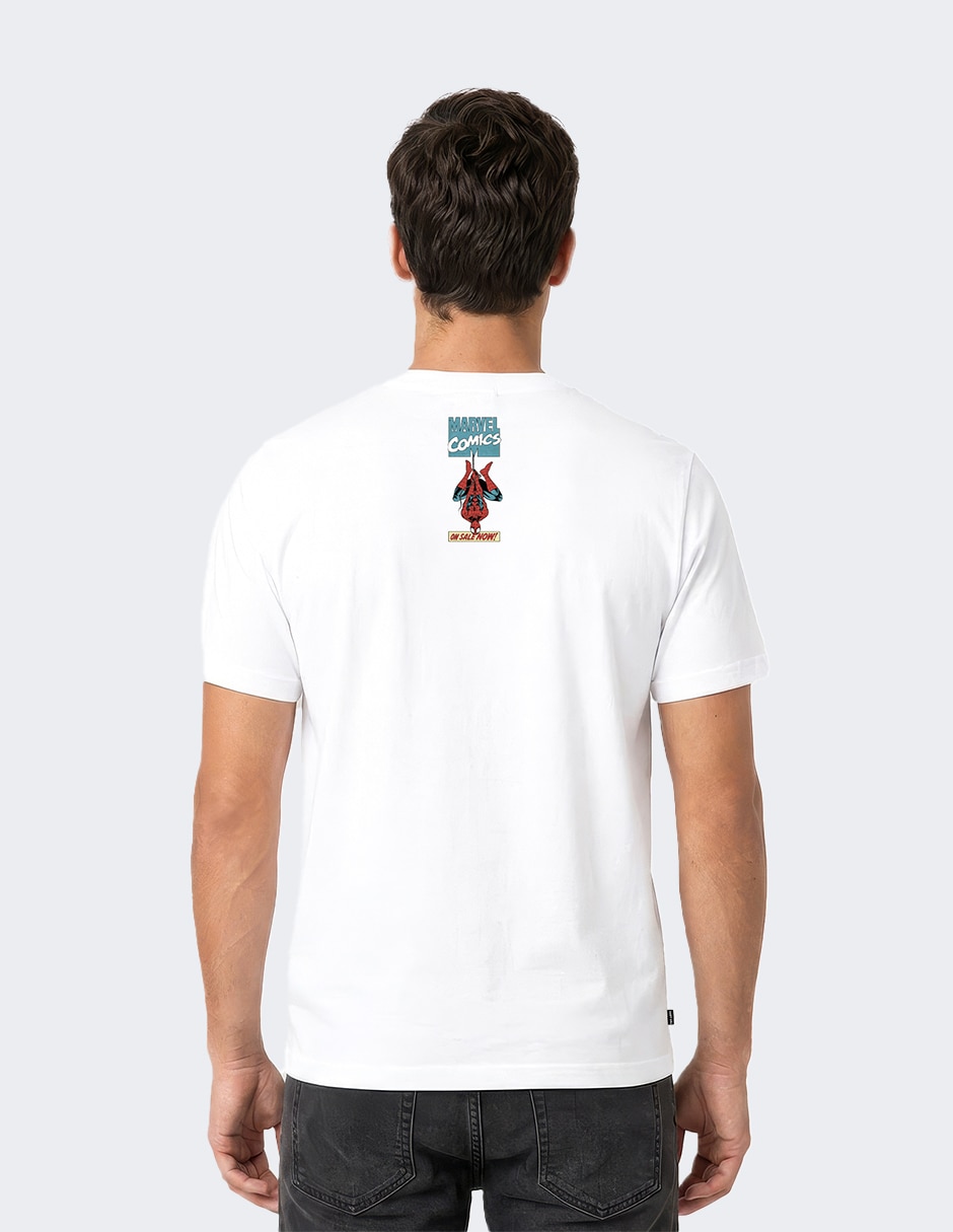 Set playera/playera spider-man cuello redondo para hombre