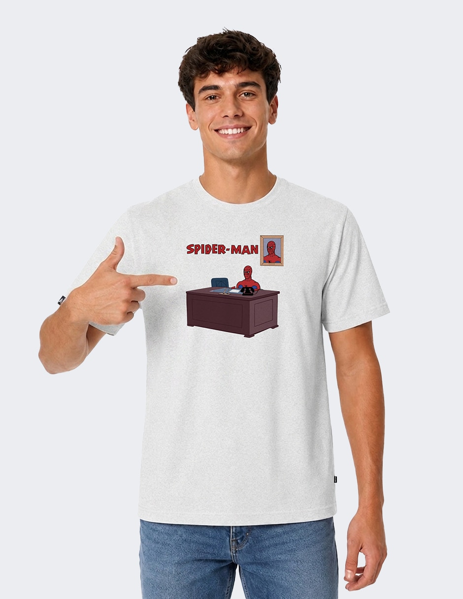Set playera/playera spider-man cuello redondo para hombre Set playera/playera spider-man cuello redondo para hombre