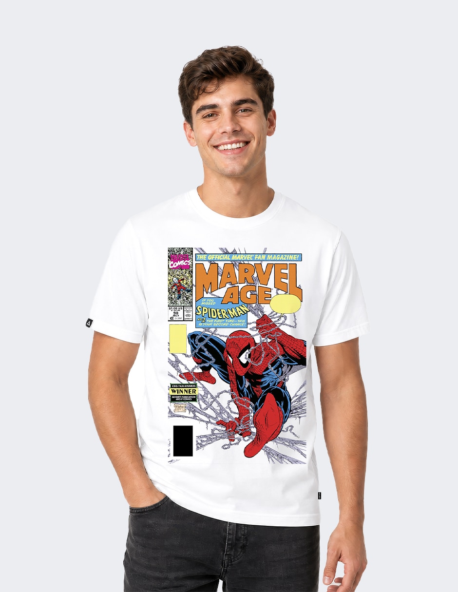 Set playera/playera spider-man cuello redondo para hombre Set playera/playera spider-man cuello redondo para hombre