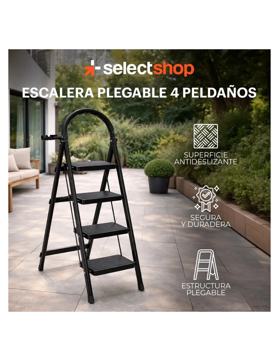 Escalera de tijera de acero 4