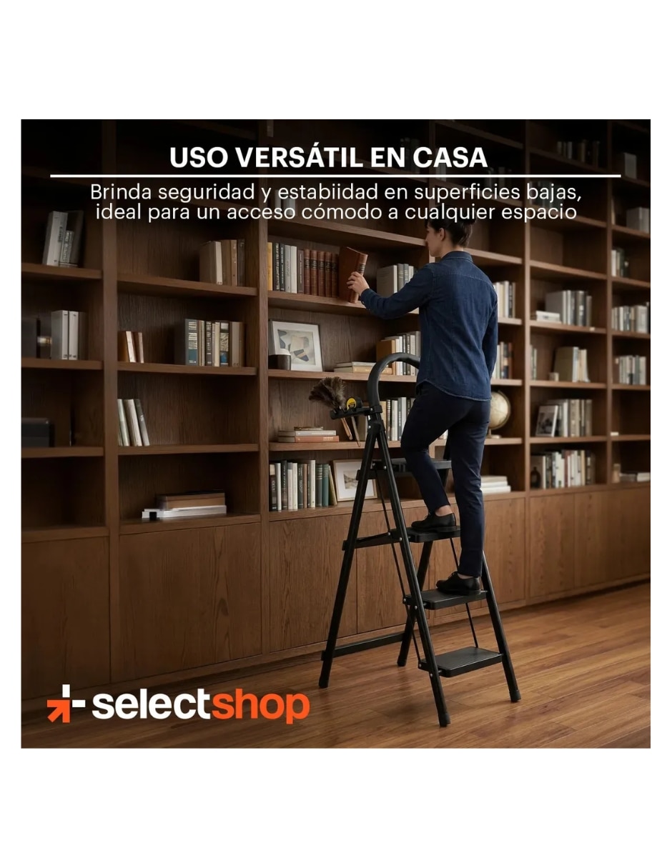 Escalera de tijera de acero 5