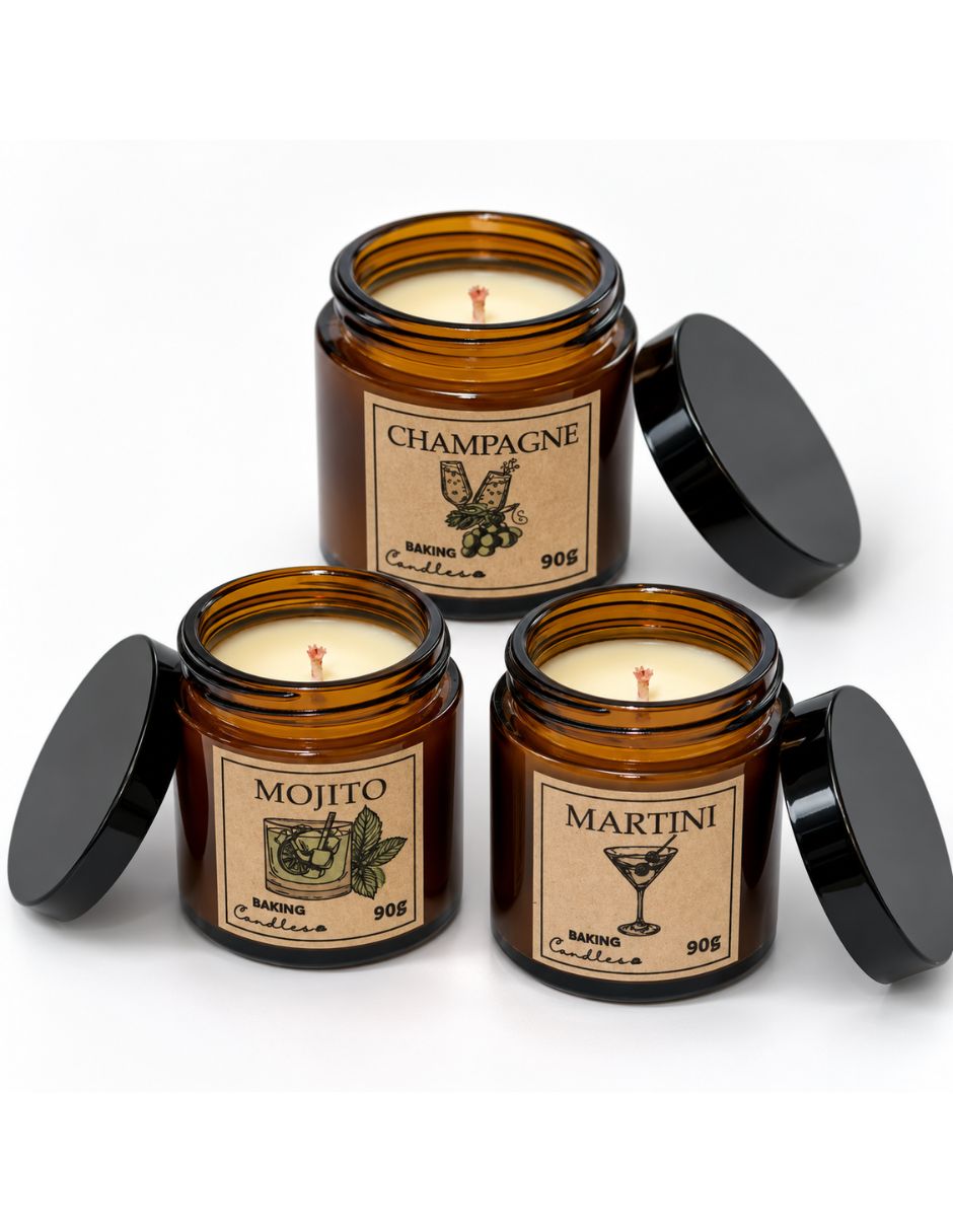 Set de velas aromáticas Genérico 3 piezas 1