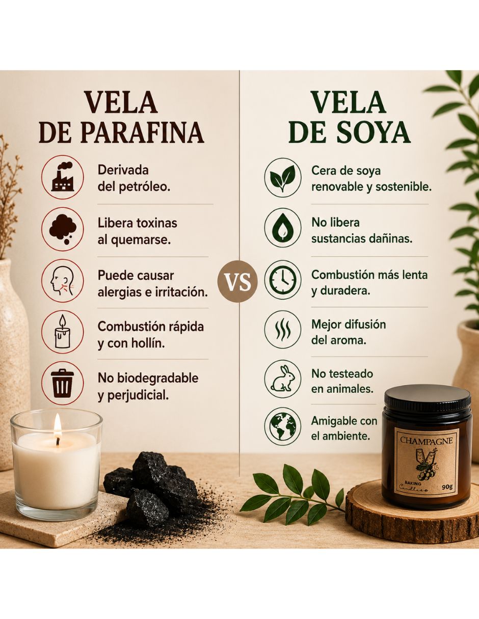 Set de velas aromáticas Genérico 3 piezas 4