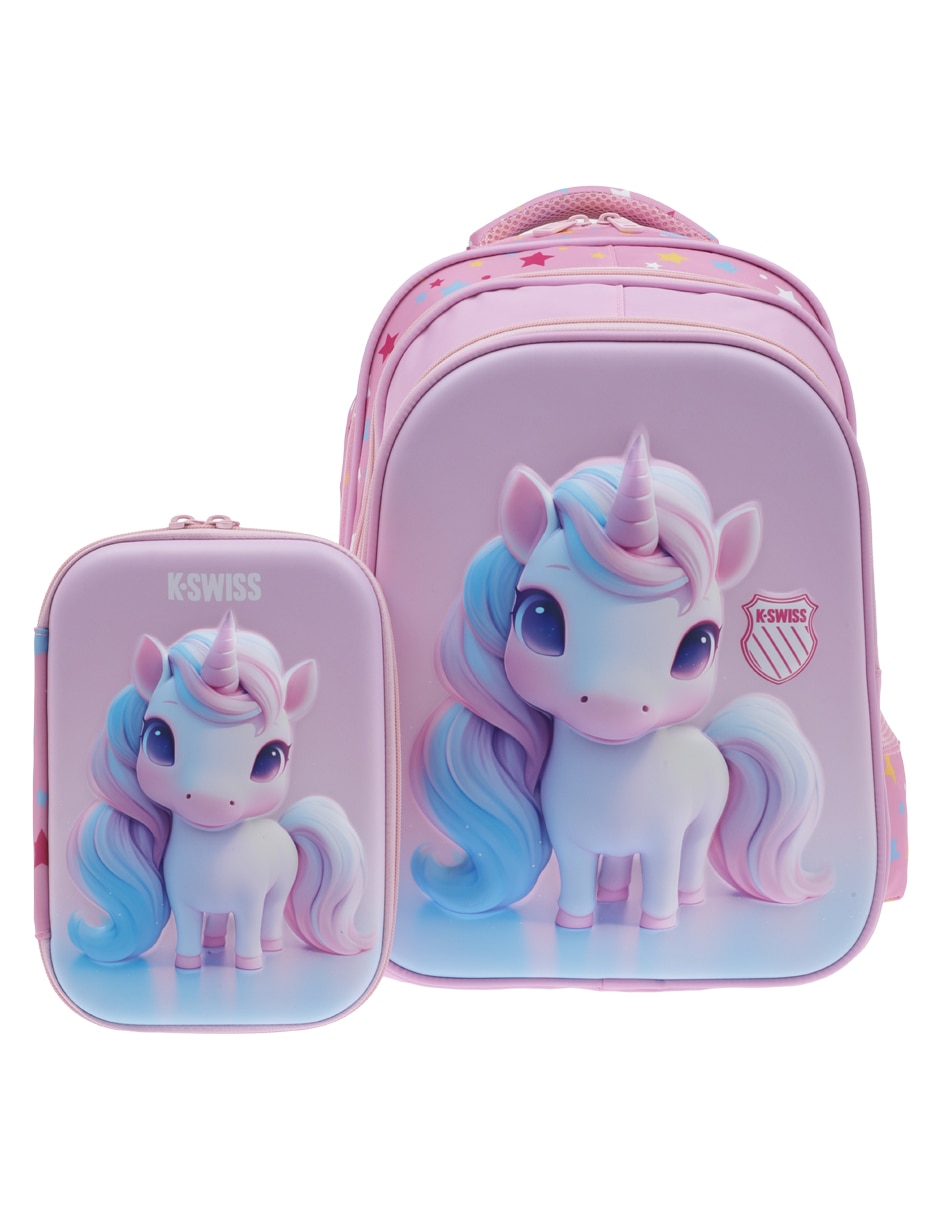 Mochila esolar Unicornio para niña 3