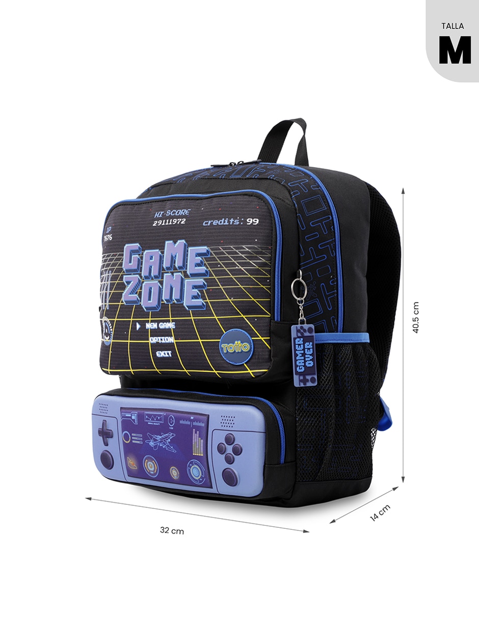 Mochila esolar Totto Vortex para niño