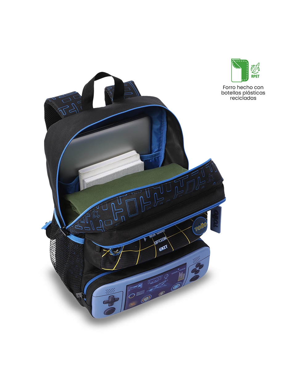 Mochila esolar Totto Vortex para niño