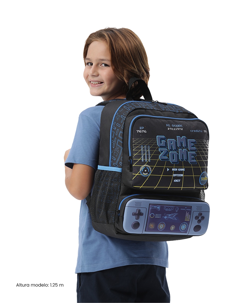 Mochila esolar Totto Vortex para niño