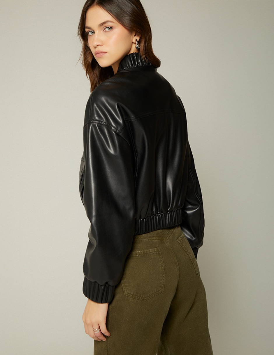 Chamarra bomber studio f para mujer