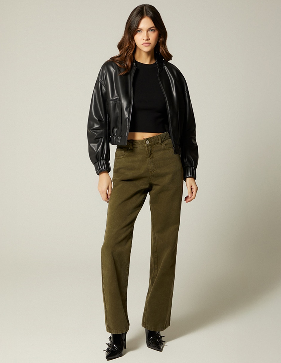 Chamarra bomber studio f para mujer