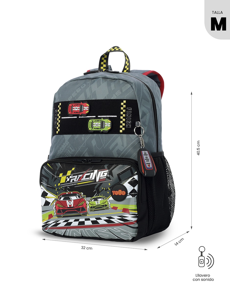Mochila escolar Grand Prix M para niño 7