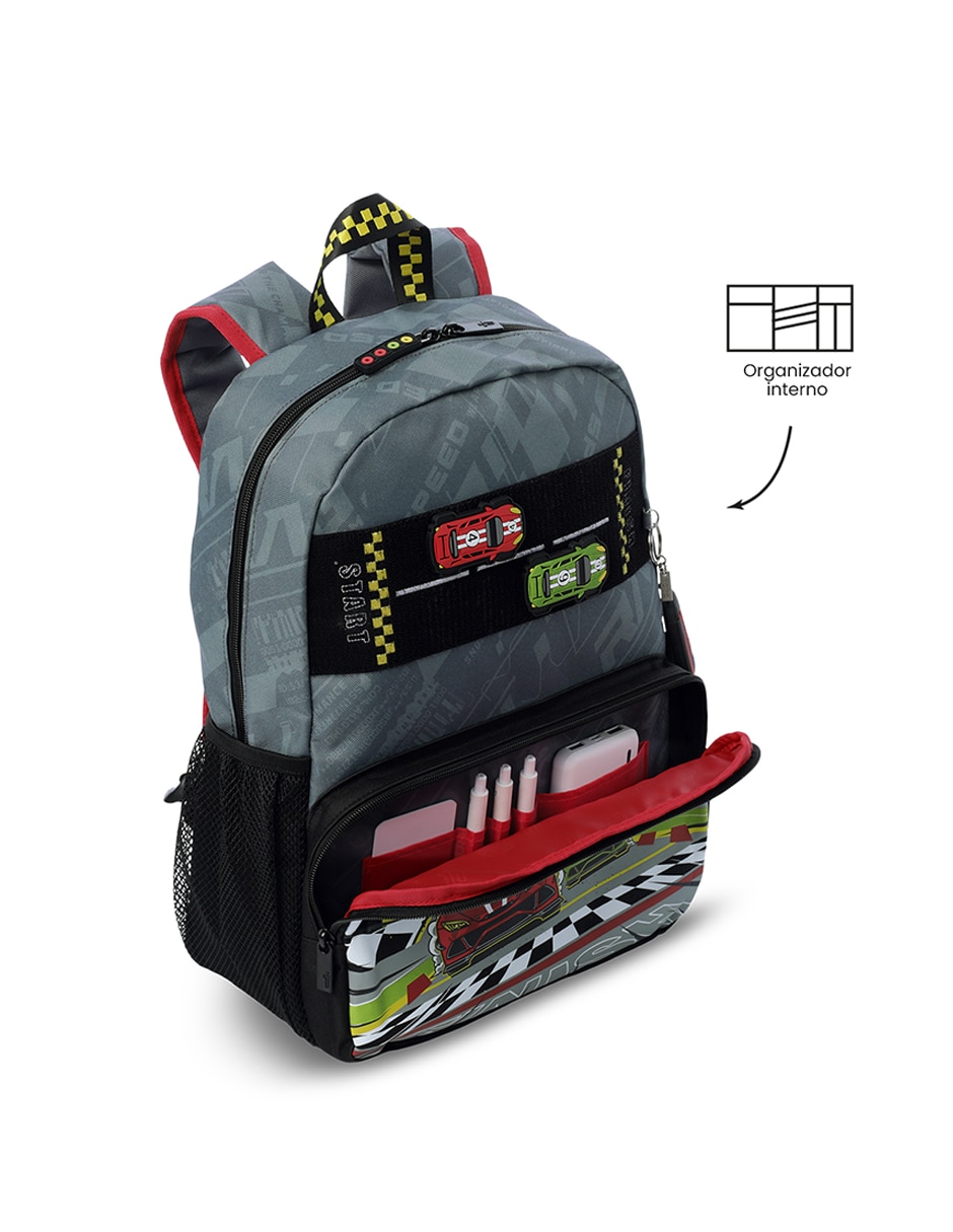 Mochila escolar Grand Prix M para niño 6