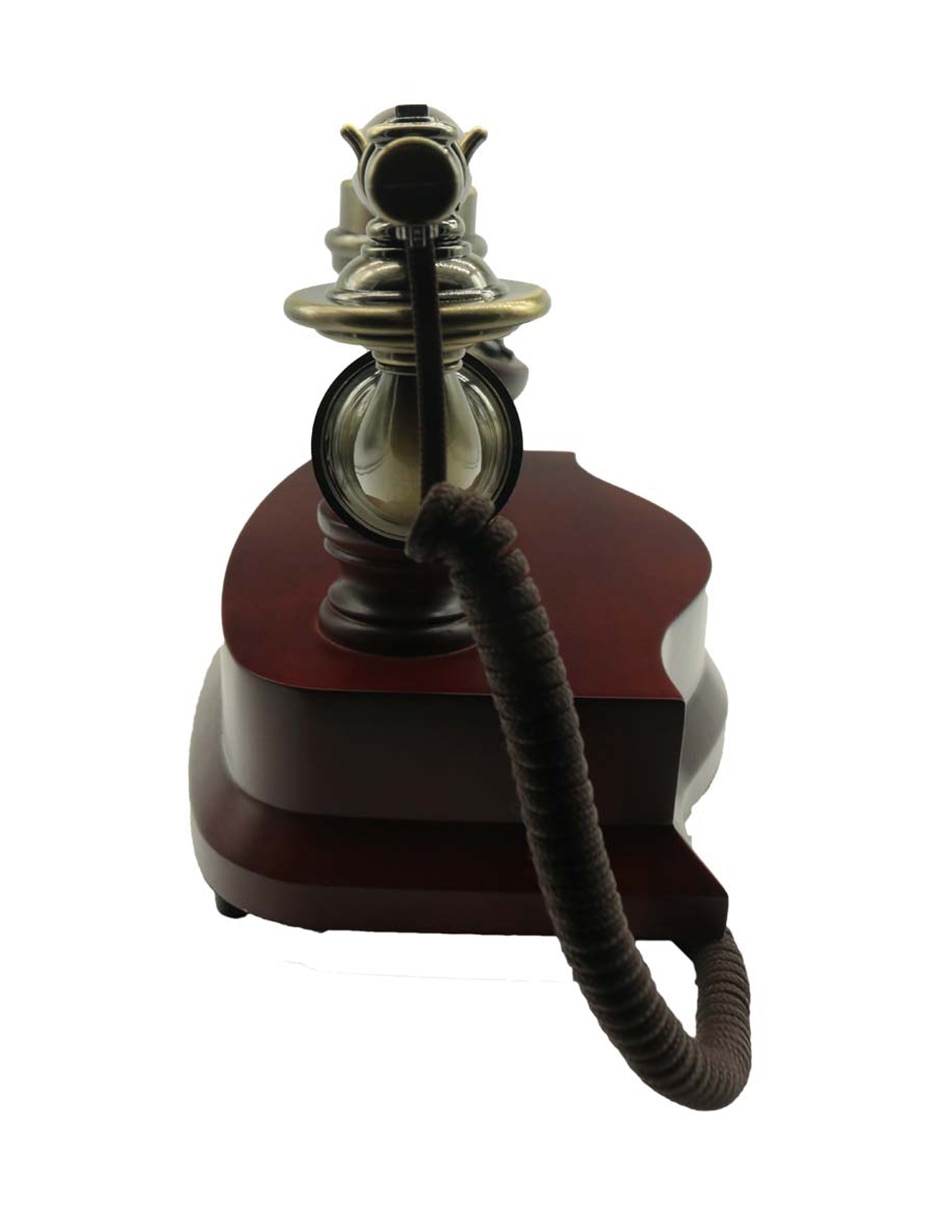 Teléfono 1 auricular Generica Vintage Color Shedron de botones base rectangular Con Campana