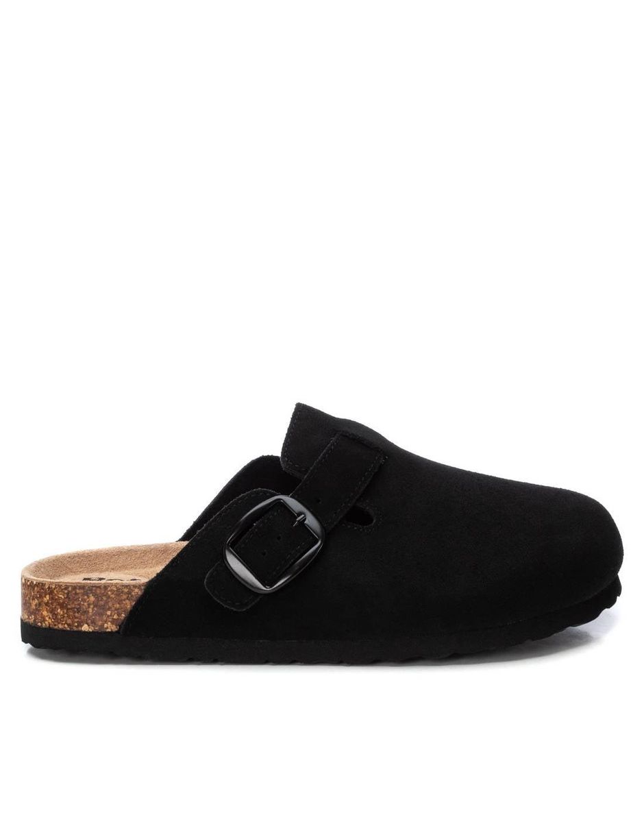 Zueco de piel para mujer