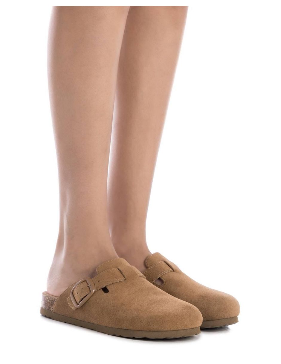 Zueco de piel para mujer 2