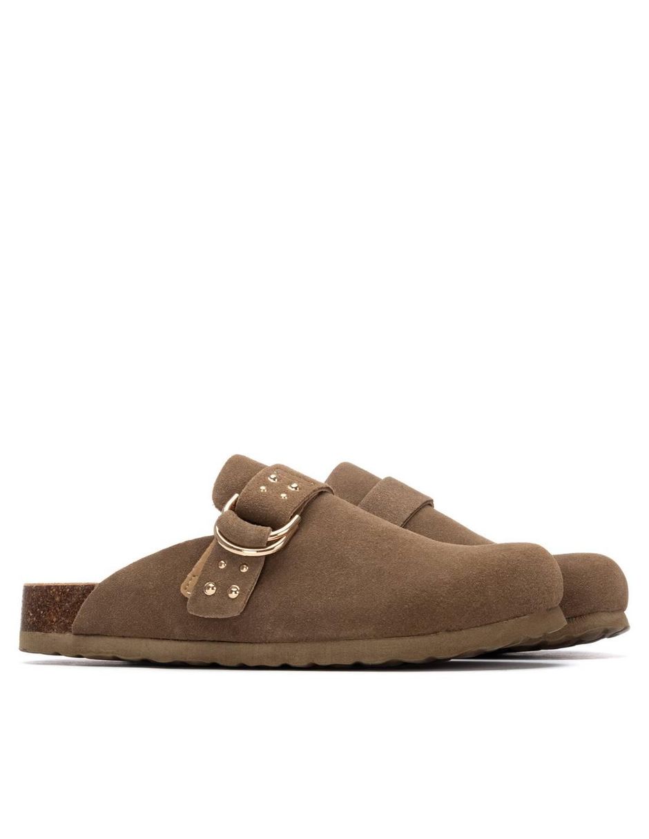 Zueco de piel para mujer 3