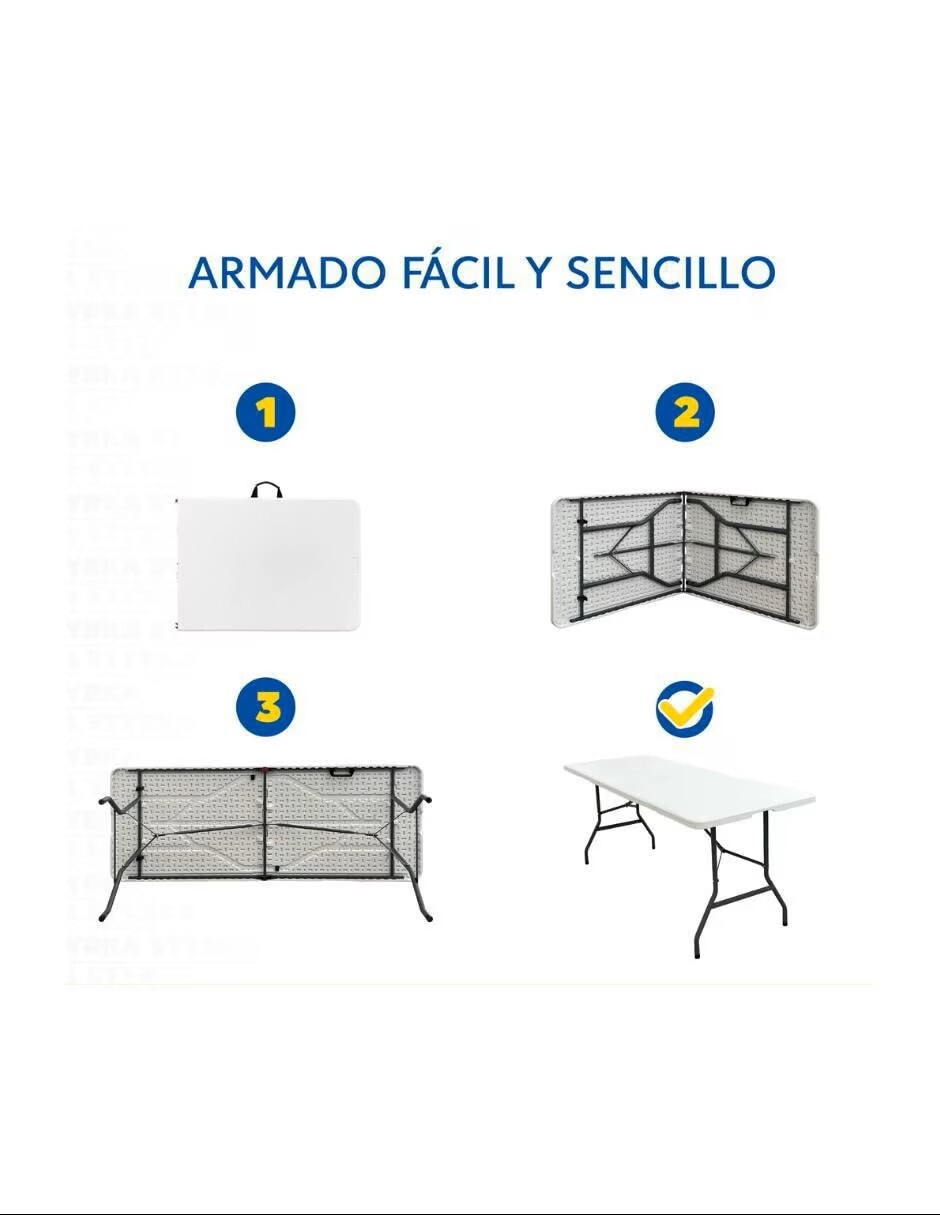 Set mesa plegable 5