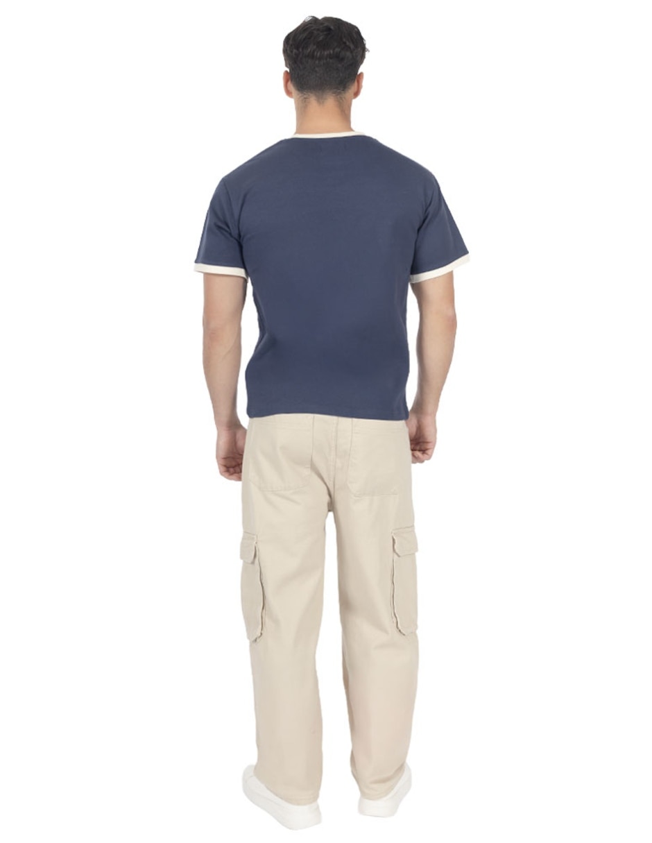 Jeans cargo baggy para hombre