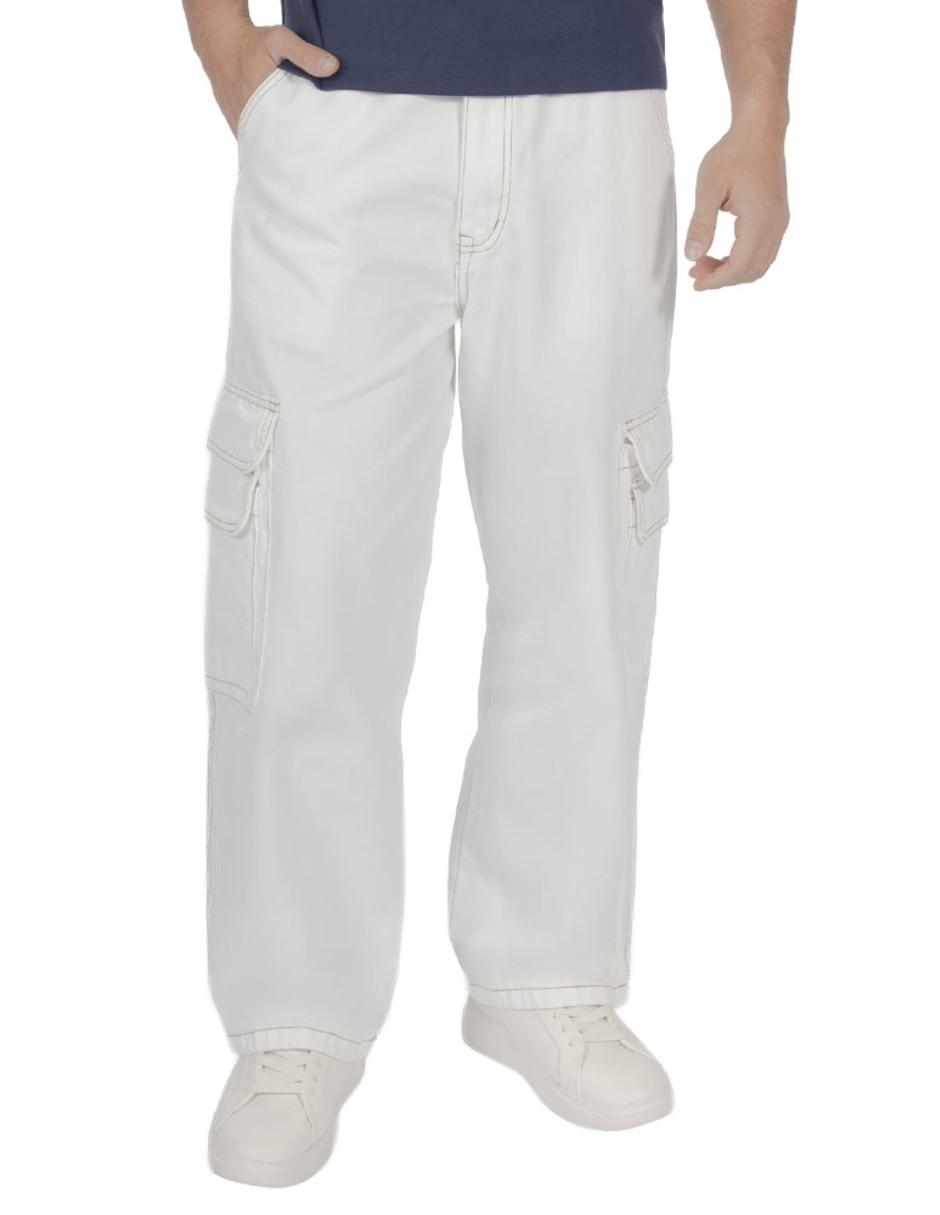 Jeans cargo baggy Forever 21 para hombre