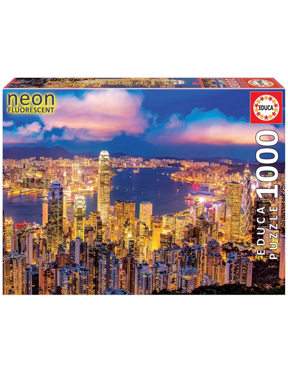 Rompecabezas Hong kong Hong Kong Neón 1000 piezas Rompecabezas Hong kong Hong Kong Neón 1000 piezas