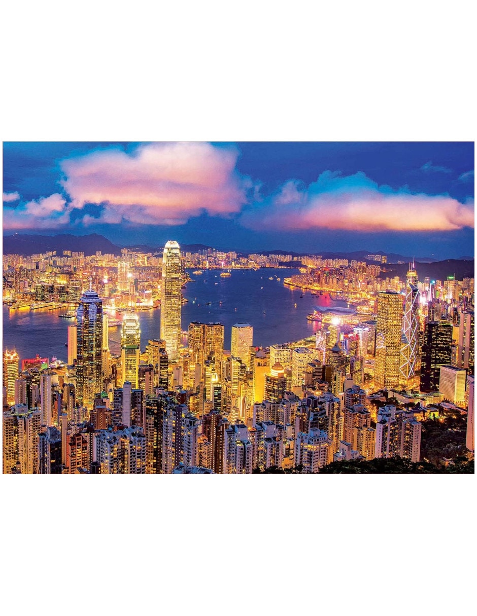 Rompecabezas Hong kong Hong Kong Neón 1000 piezas 2
