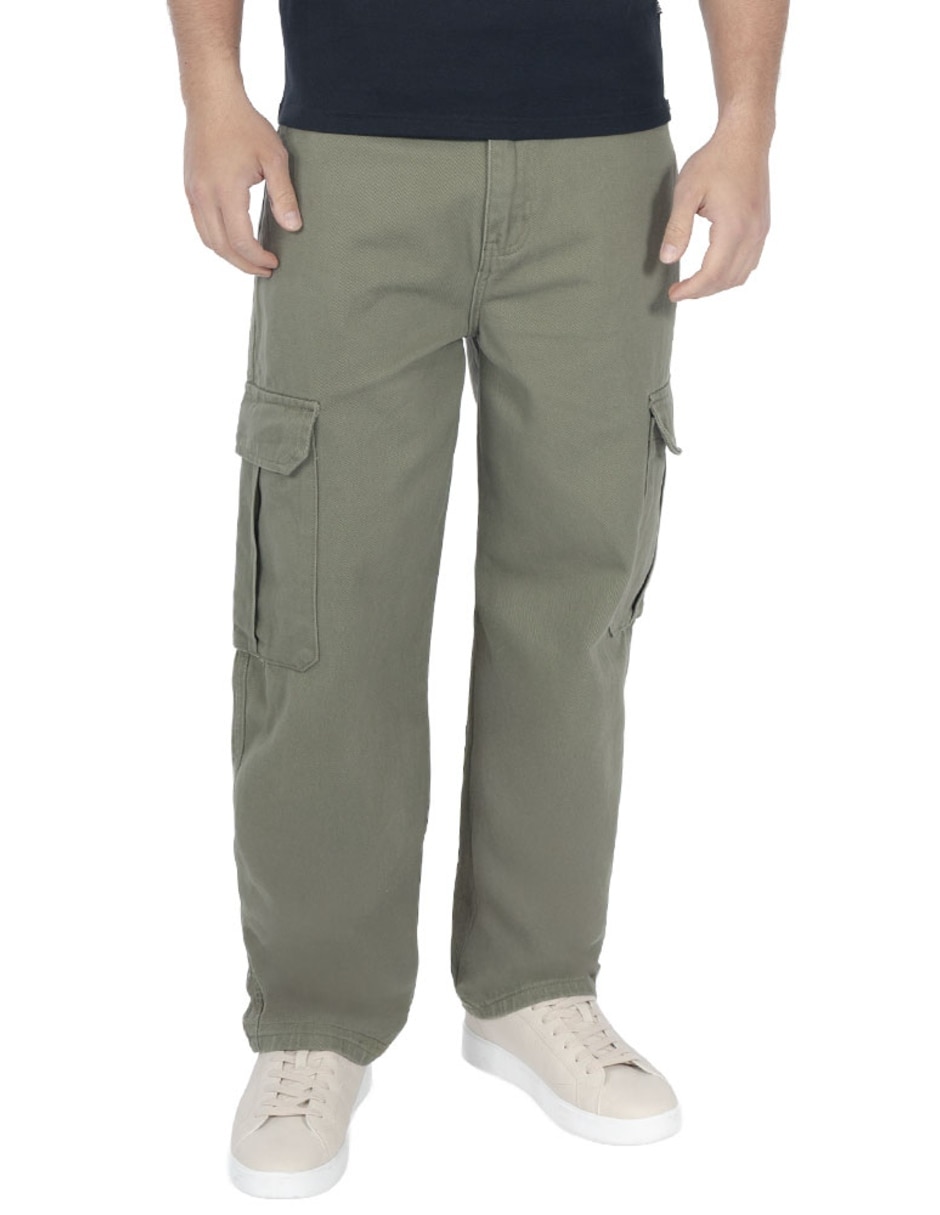 Jeans cargo baggy para hombre 1
