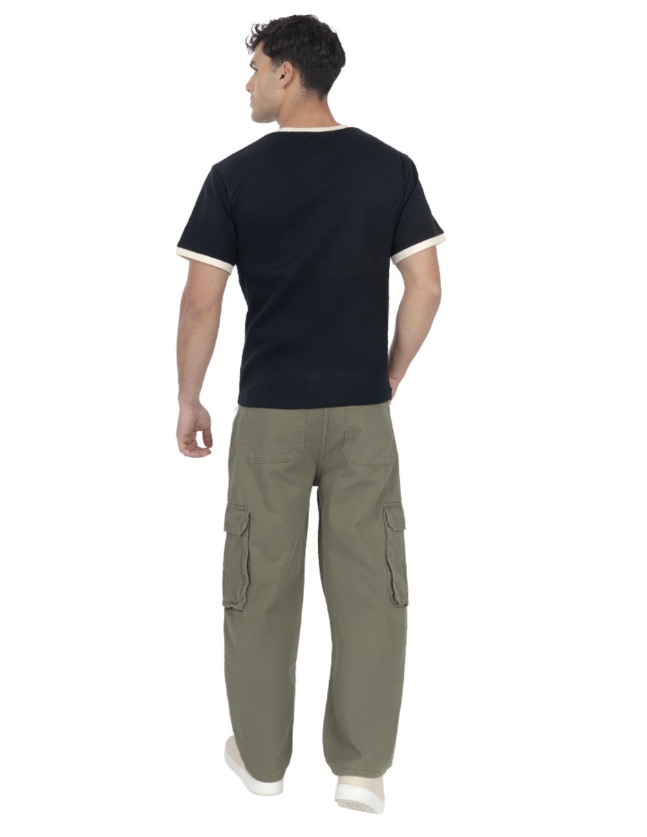Jeans cargo baggy para hombre 5