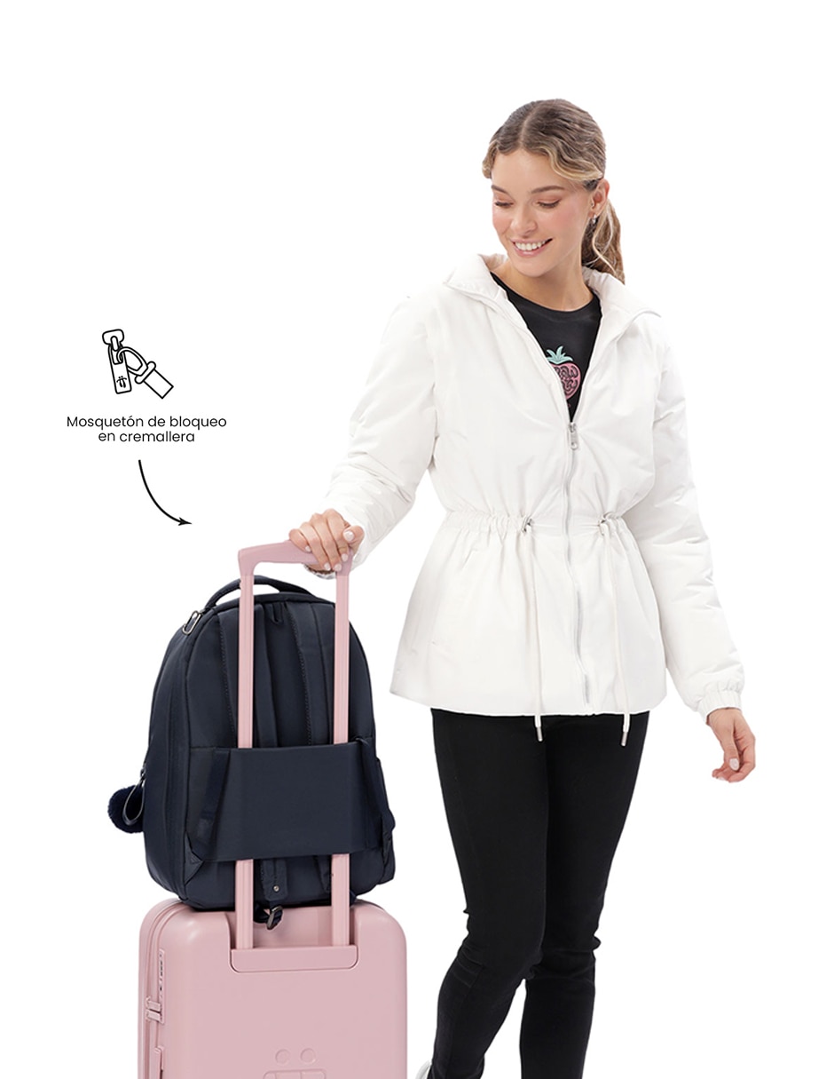 Mochila con portalaptop Totto Adelaide para mujer