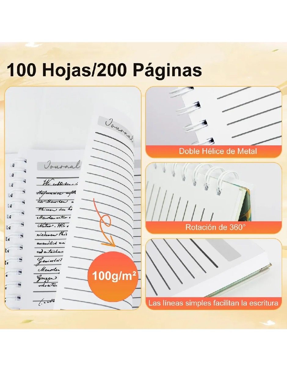 Set libreta Genérica a rayas