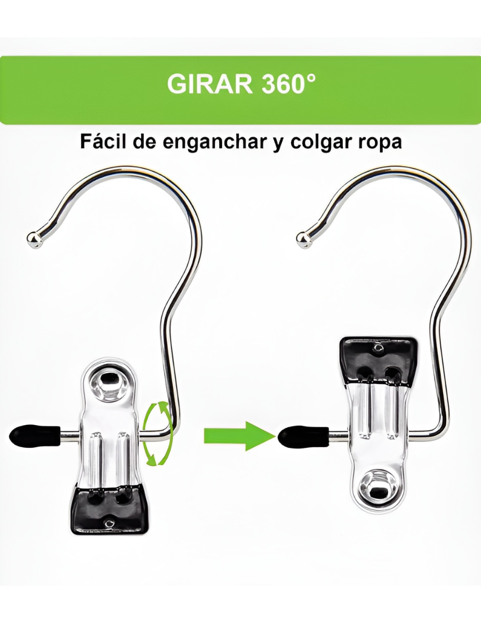 Set gancho de acero inoxidable 20 piezas 3