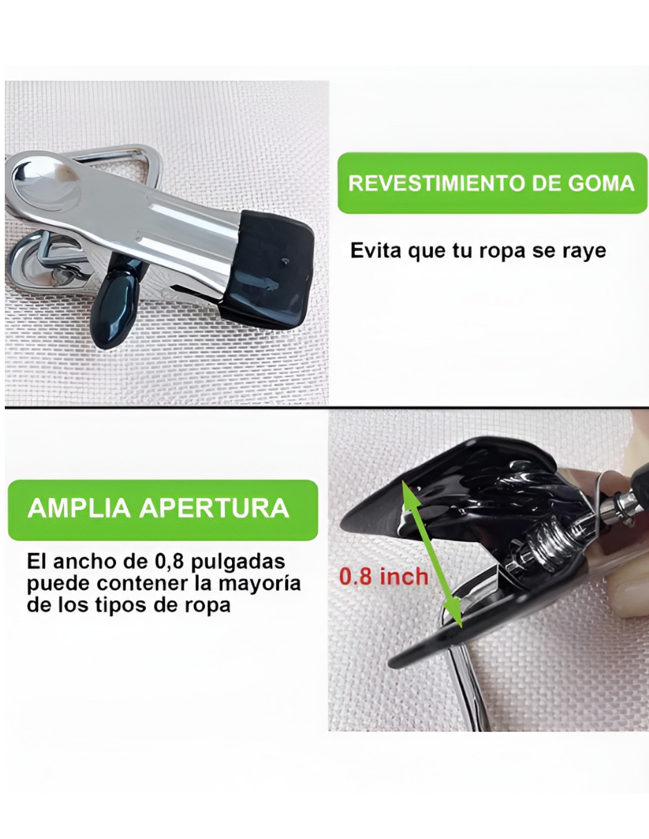 Set gancho de acero inoxidable 20 piezas 4