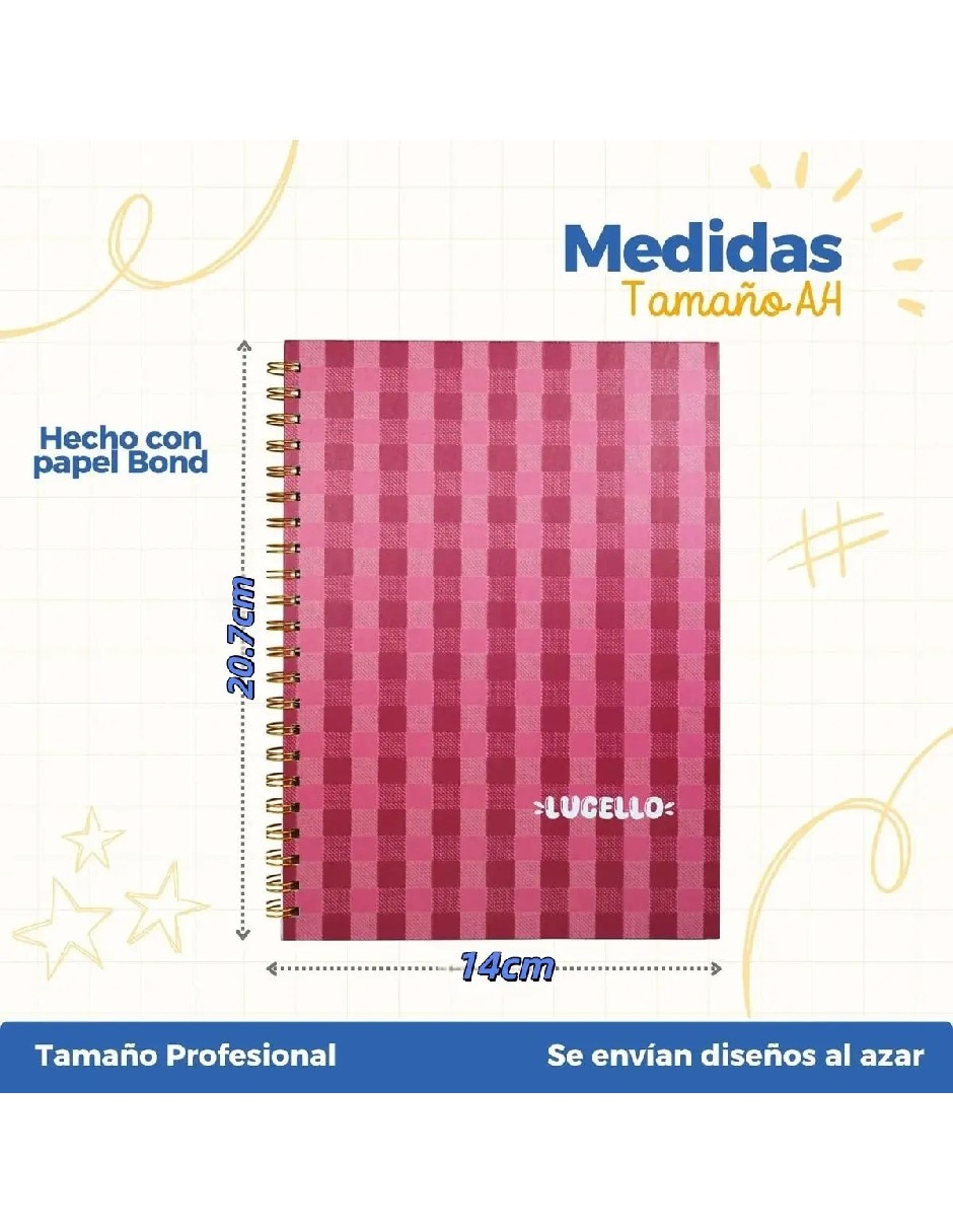 Set libreta a rayas