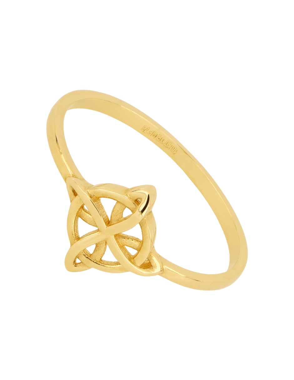 Anillo 10 K de oro amarillo acabado liso Anillo 10 K de oro amarillo acabado liso