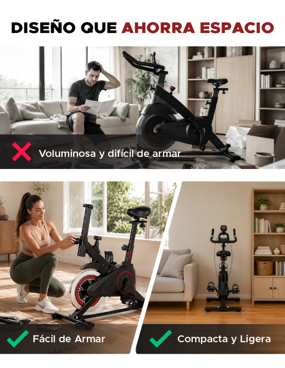 Bicicleta de spinning modelo 4
