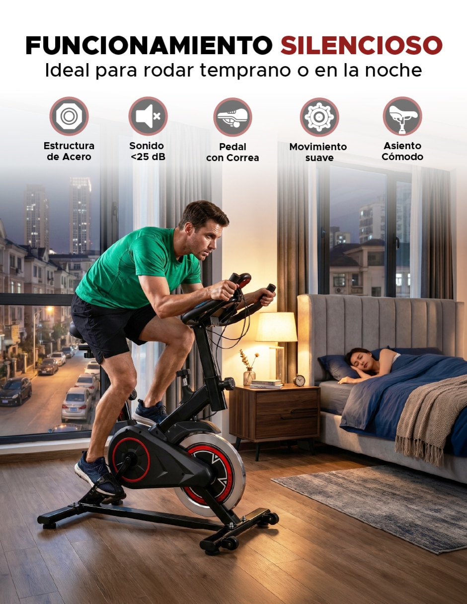 Bicicleta de spinning modelo 7