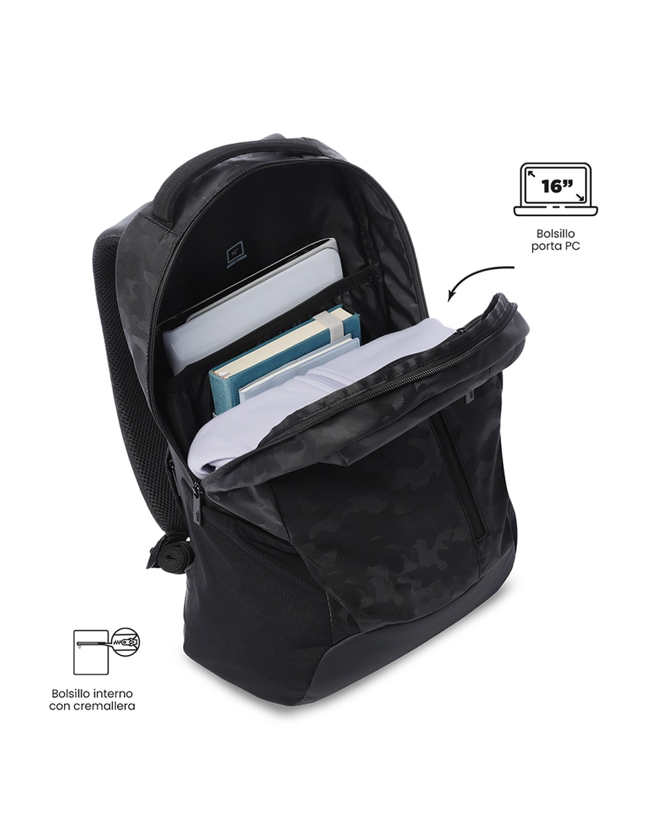 Mochila con portalaptop Detroit para hombre 3
