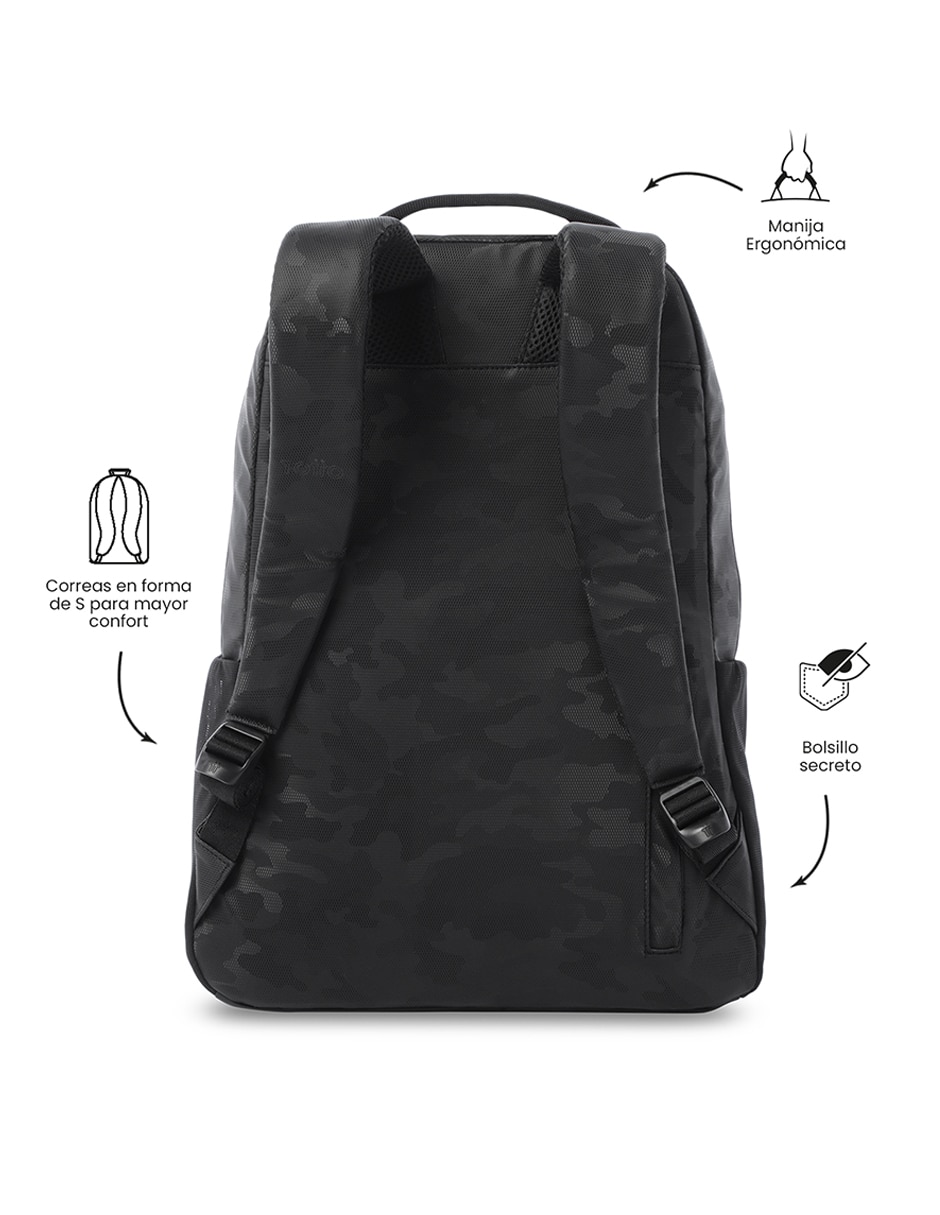 Mochila con portalaptop Detroit para hombre 4