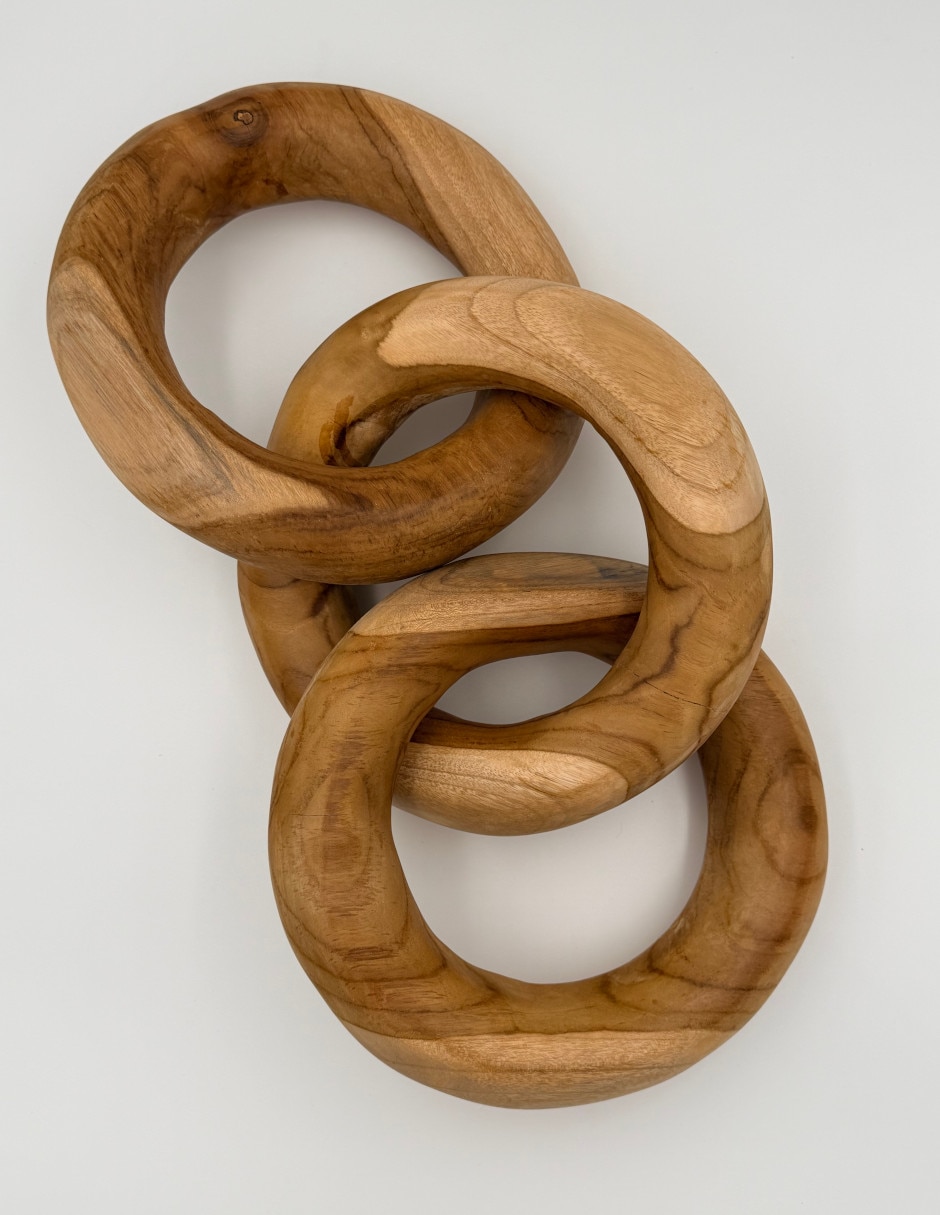Escultura de Xanu de madera teca