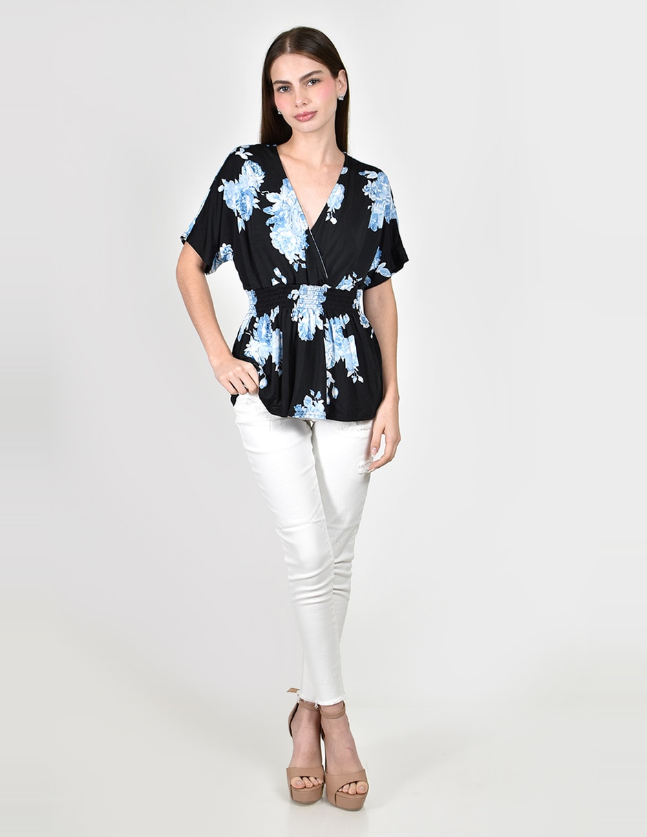 Blusa manga corta para mujer 3