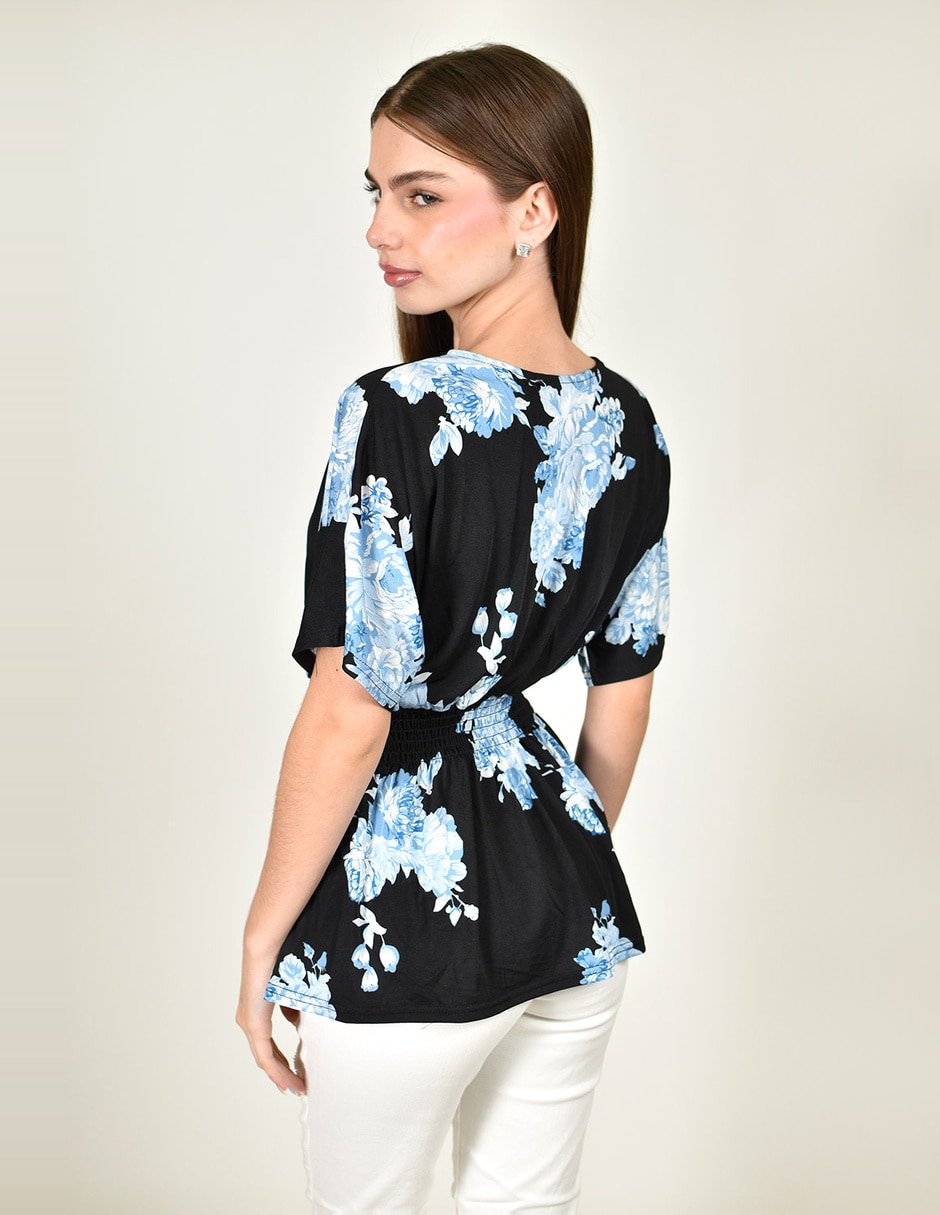 Blusa manga corta para mujer 4