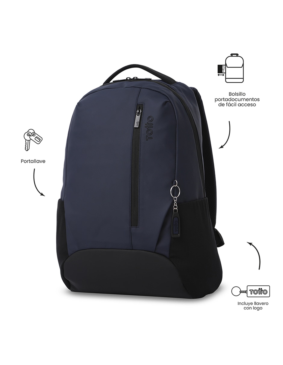 Mochila con portalaptop Totto Detroit para hombre