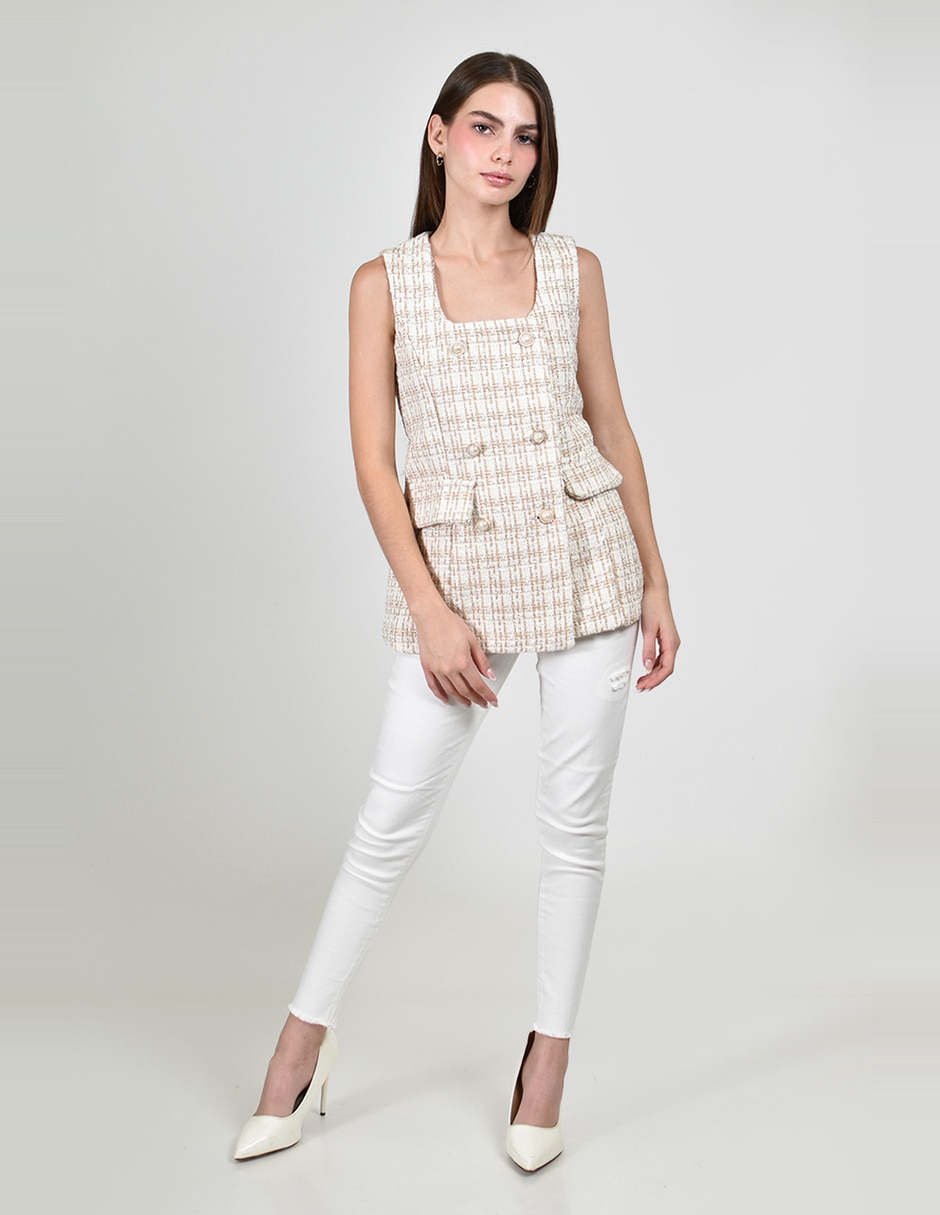 Chaleco roman fashion para mujer