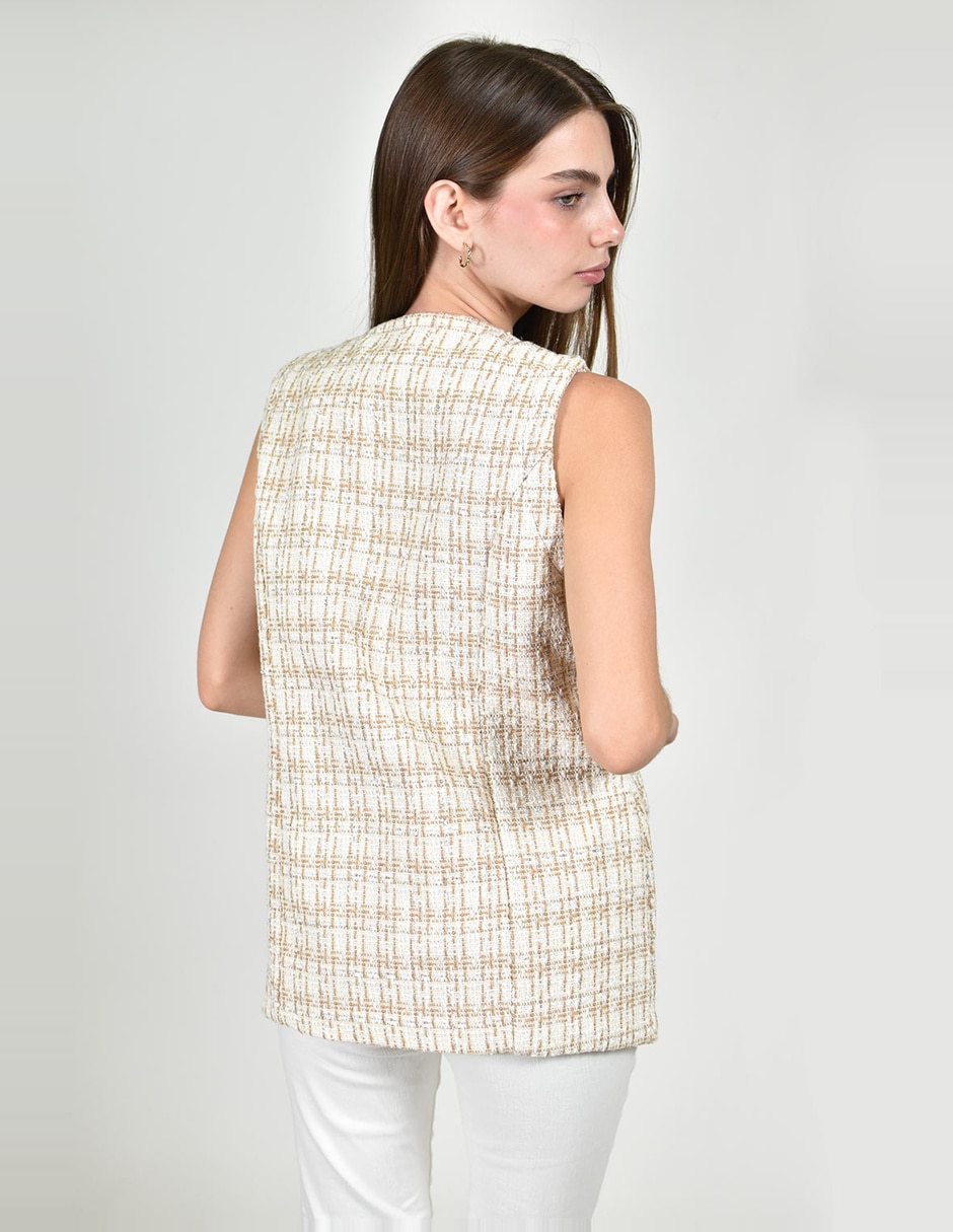 Chaleco roman fashion para mujer