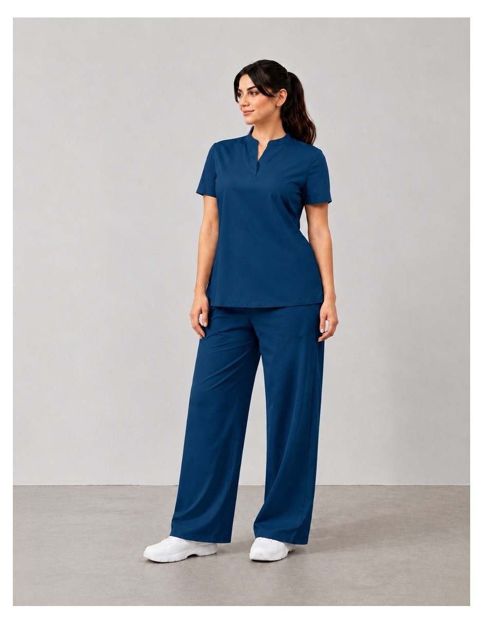 Pijama quirúrgica estilo relajado para mujer 1