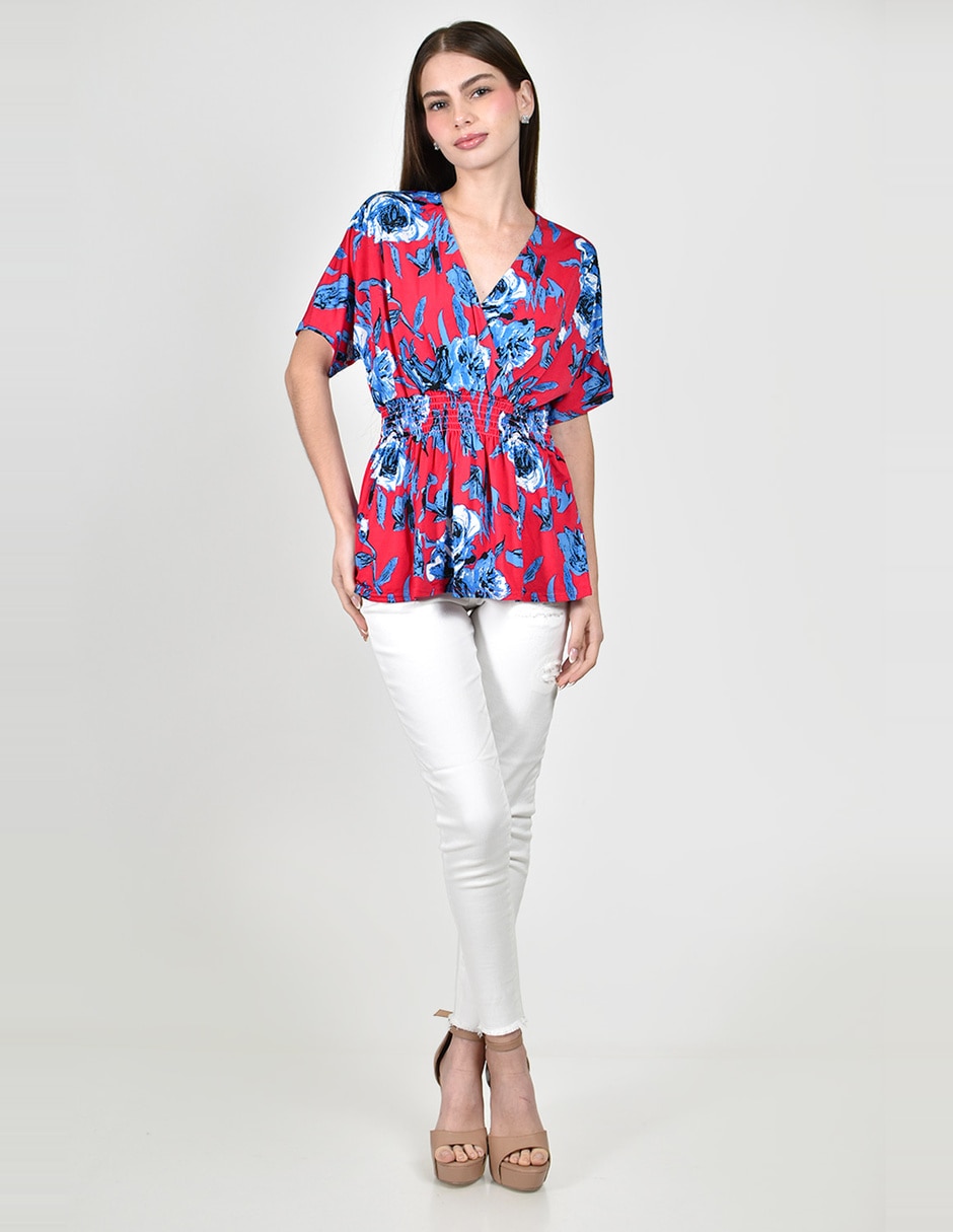 Blusa manga corta para mujer 3