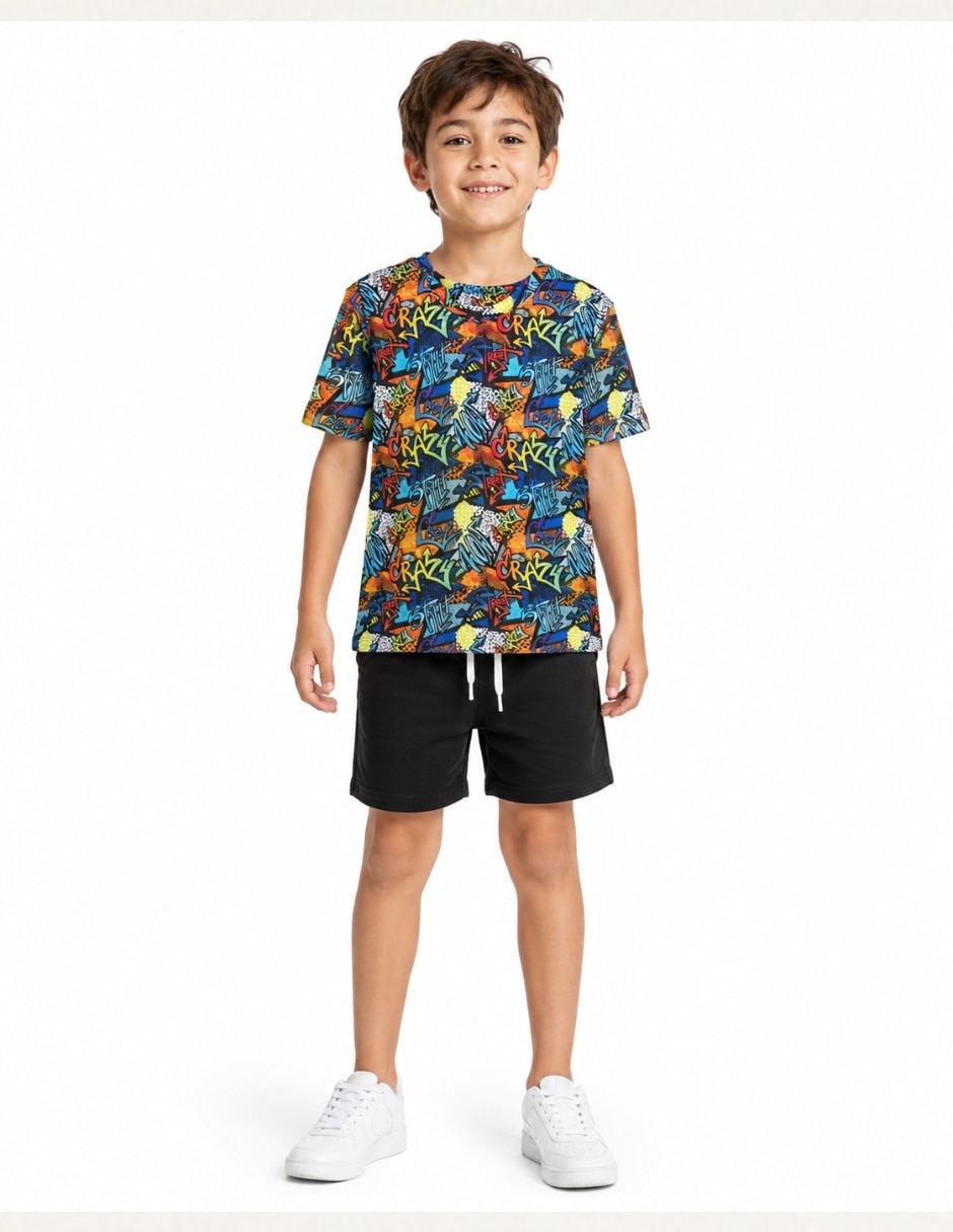 Playera too good manga corta para niño