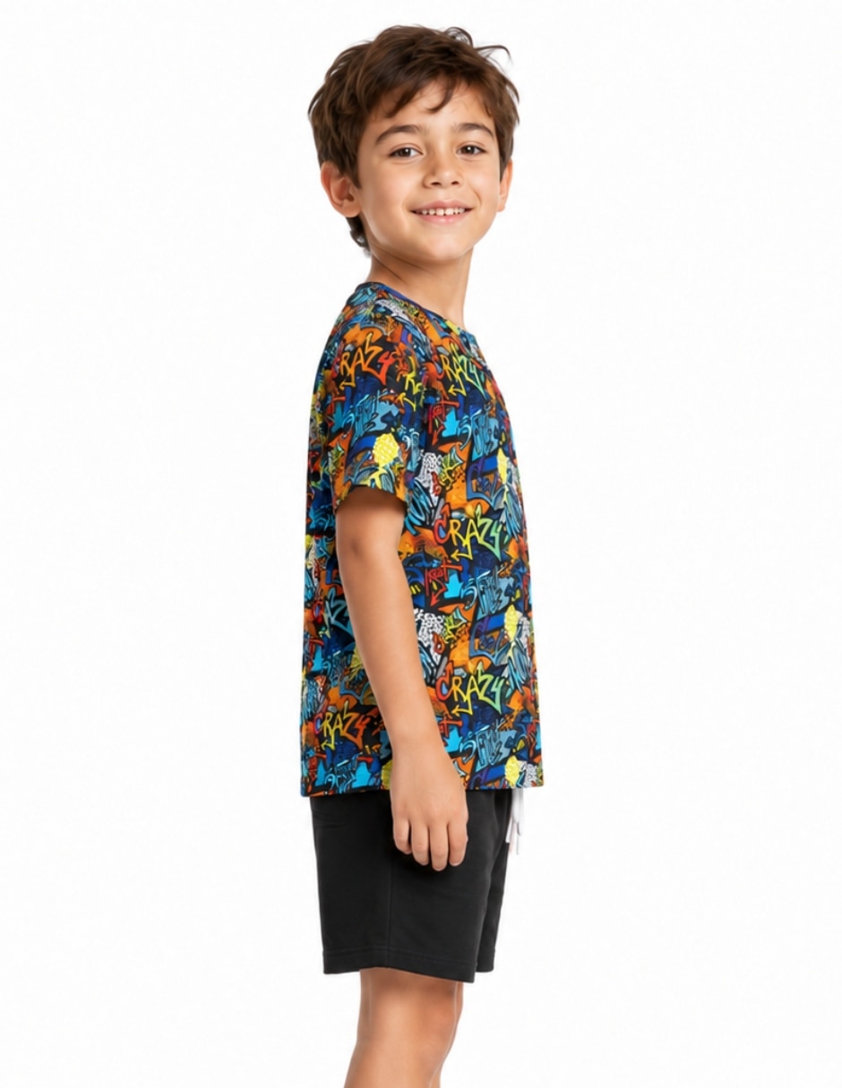 Playera too good manga corta para niño