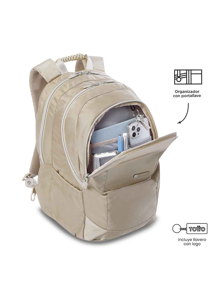 Mochila con portalaptop totto krimmler 3.0 unisex