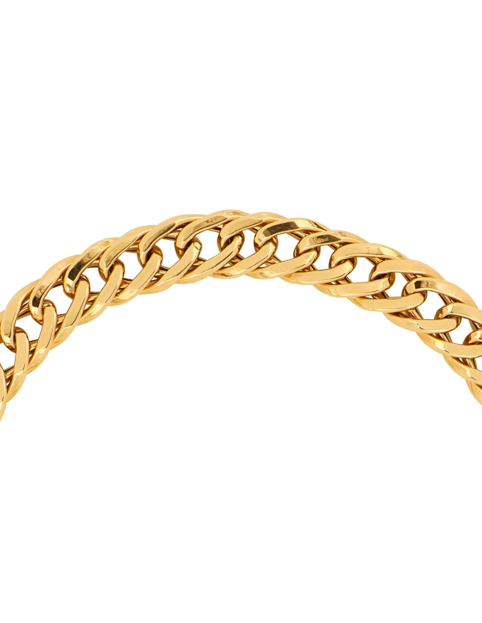 Pulsera de oro amarillo 10 K acabado pulido 3