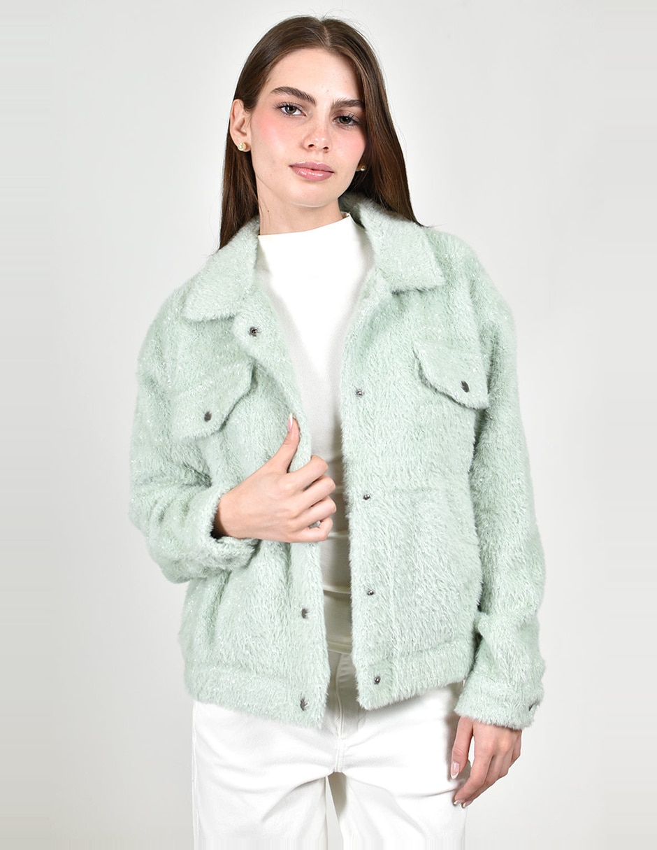 Chamarra acolchada roman fashion para mujer